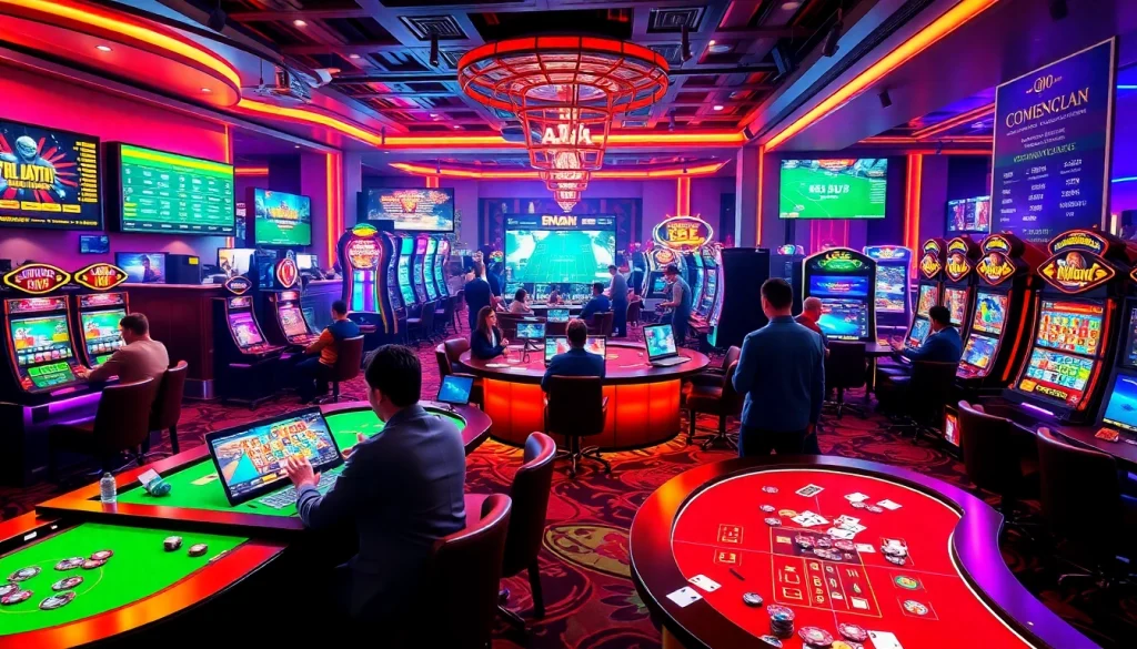 Engage in thrilling online gambling at sv388go.com with vibrant virtual tables and spinning slots.